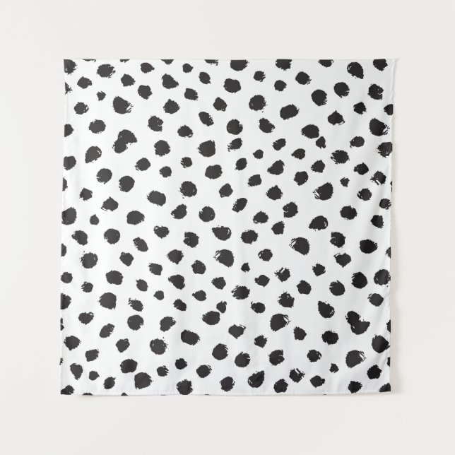 Leopard Texture: Vintage Seamless Pattern. Tapestry (Front)