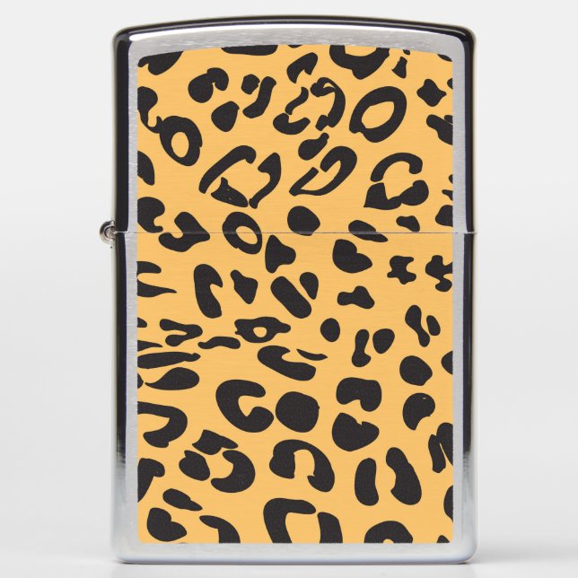 Leopard Texture Zippo Lighter (Front)