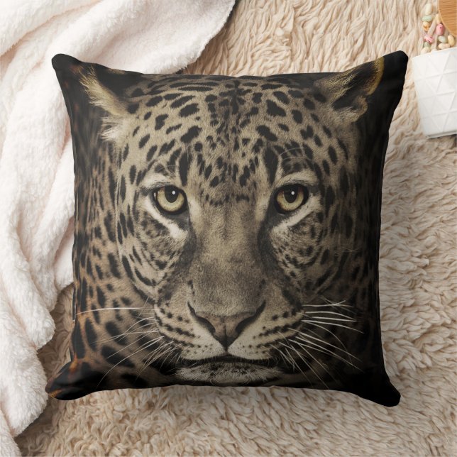Leopard Throw Pillow (Blanket)