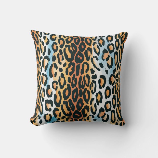 Leopard Throw Pillow (Front)