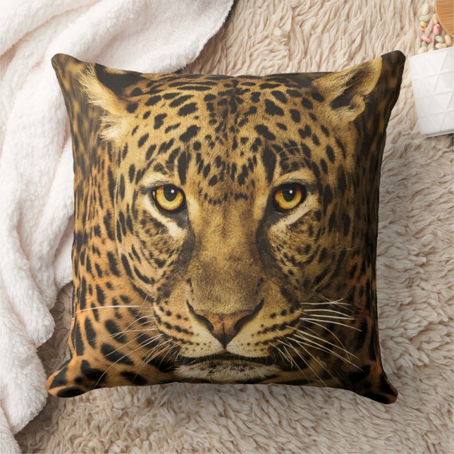 Leopard Throw Pillow (Blanket)