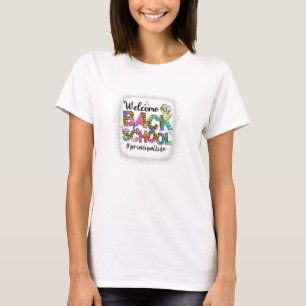 Leopard Tie Dye Welcome Back To School T-Shirt
