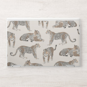 Leopard Tiger Animal Pink Modern HP Laptop Skin