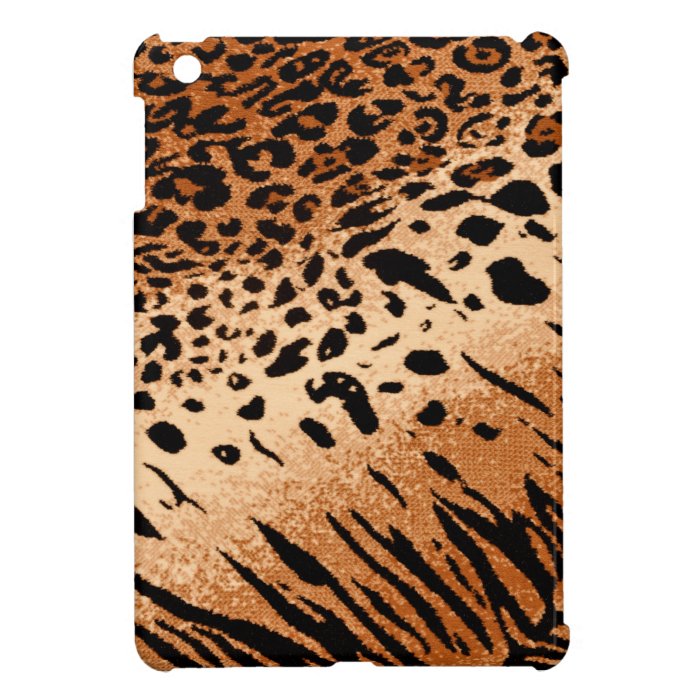 Leopard Tiger Animal Print Background iPad Mini Cover