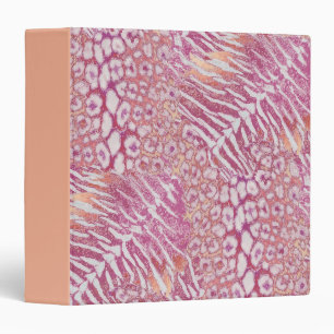 Leopard tiger skin trendy 3 ring binder