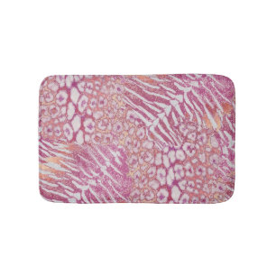 Leopard tiger skin trendy bath mat