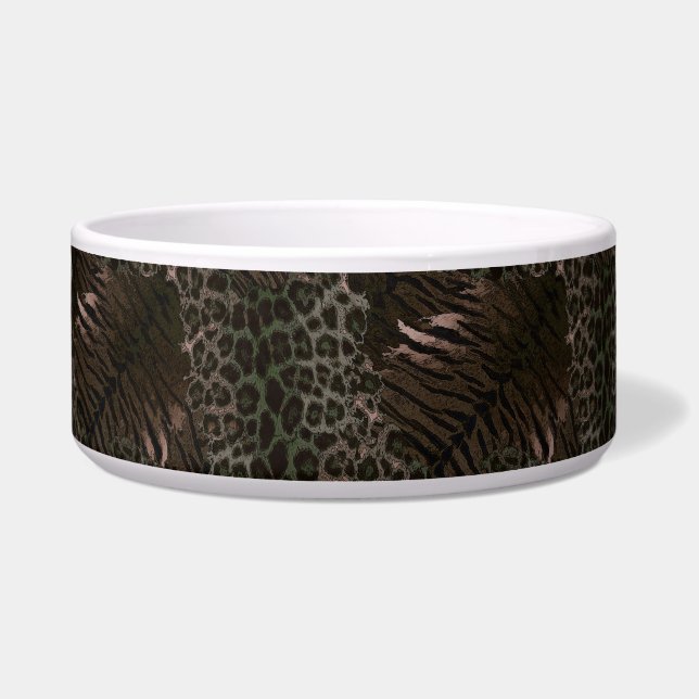 Leopard tiger skin trendy bowl (Front)
