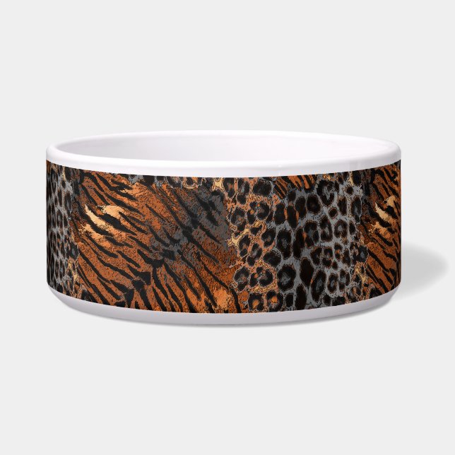 Leopard tiger skin trendy bowl (Front)