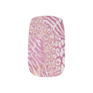 Leopard tiger skin trendy minx nail art
