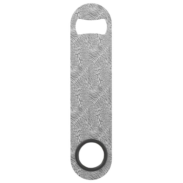 Leopard tiger skin trendy spotted striped cat bar key (Front)
