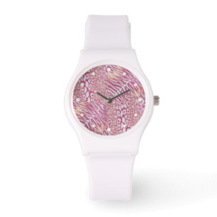 Leopard tiger skin trendy watch