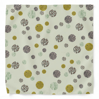 Leopard Tiger Zebra Print Circle Bandana