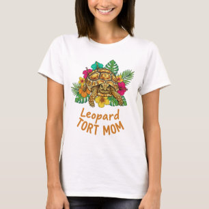Leopard Tort Mom Tortoise Gift for her T-Shirt