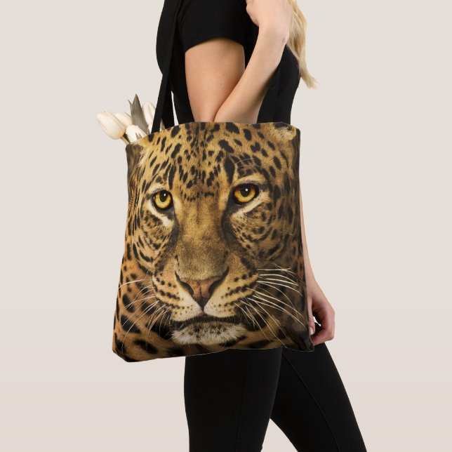 Leopard Tote Bag (Close Up)