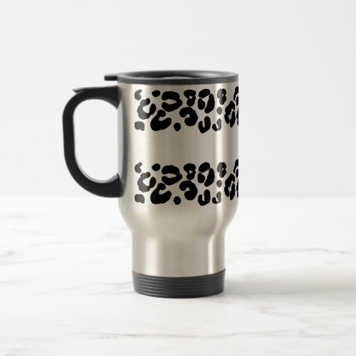 leopard tumblers with handle_travel mug 