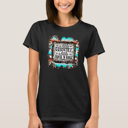 Leopard Turquoise Little Country Little Rock Weste T_Shirt