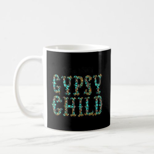 Leopard Turquoise Stay Wild Gypsy Child Western Pu Coffee Mug