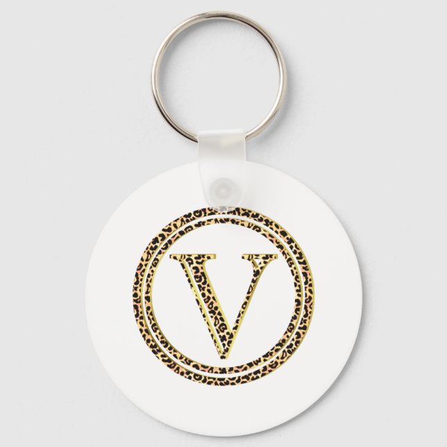 Leopard V Keychain (Front)