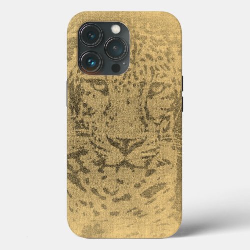 Leopard Vintage iPhone 13 Pro Case