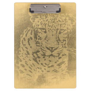 Leopard Vintage Clipboard
