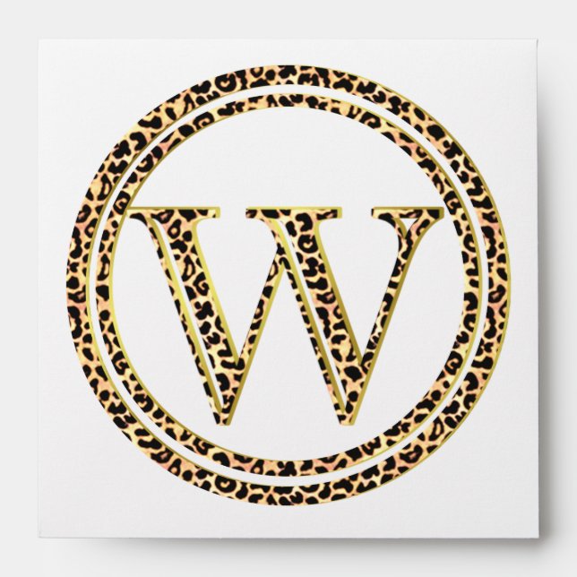 Leopard W Envelope (Front)