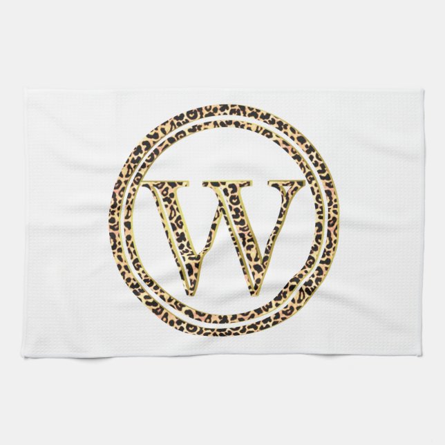 Leopard W Towel (Horizontal)