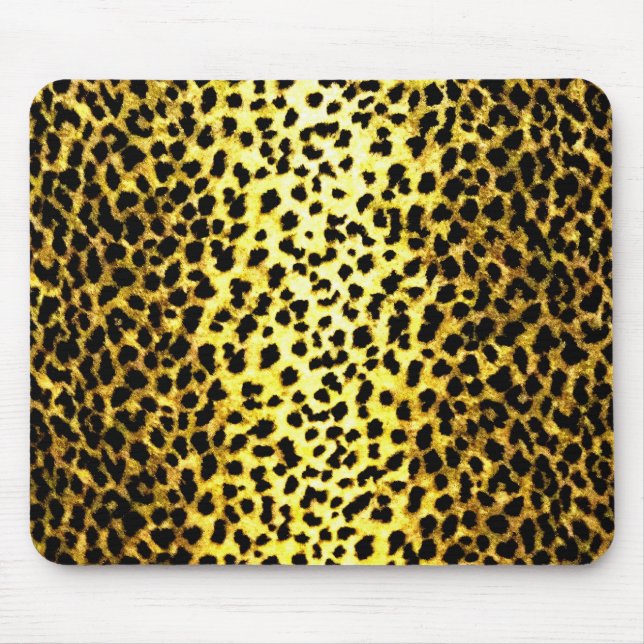 Leopard Wallpaper Mouse Pad (Front)