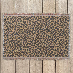 Leopard Wild Animal Pattern Throw Blanket