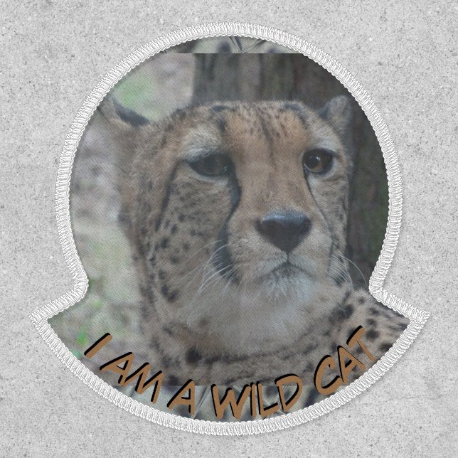 Leopard 'Wild Cat' Cust. Text Patch (Front)
