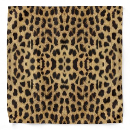 Leopard Wild Cat Print Bandana