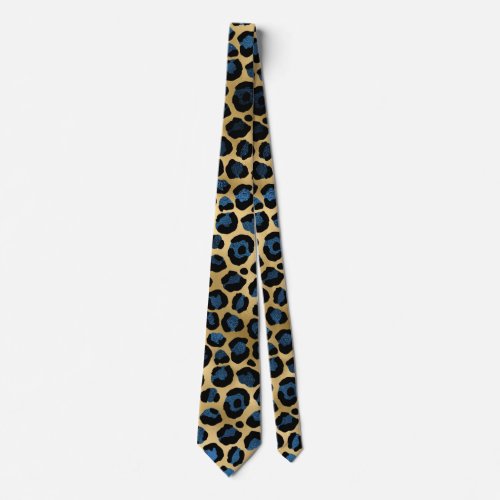 Leopard Wild Cat Safari Pattern Boys Girls  Kids Neck Tie