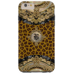 Leopard Wildroyce   Elegant Monogram Plus Tough iPhone 6 Plus Case