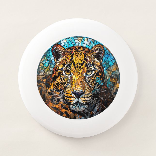Leopard with Warm and Cool Tones Wham-O Frisbee (Front)