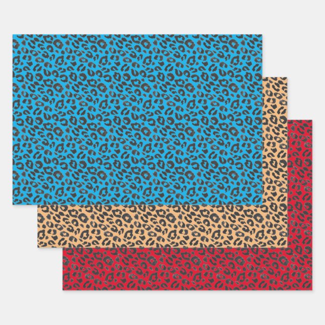 Leopard! Wrapping Paper Sheets (Set)