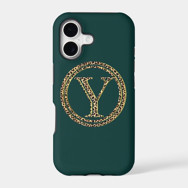 Leopard Y Iphone Case (Back)