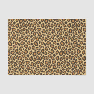 Leopard Yellow Animal Print Tissue Paper