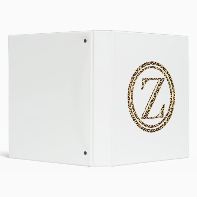 Leopard Z 3 Ring Binder (Background)