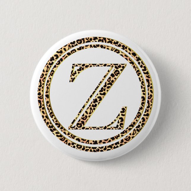 Leopard Z Button (Front)