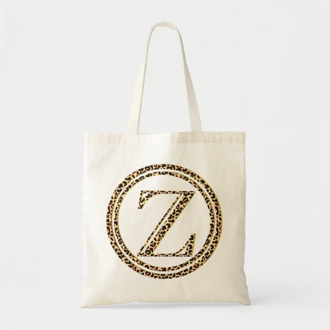 Leopard Z Tote Bag (Front)