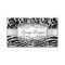 Leopard Zebra Silver Black White Stripe 2
