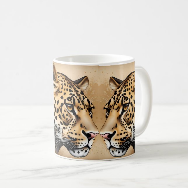Leopard's Gaze:  Coffee Mug (Front Right)