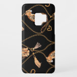 Leopards Golden Chains Fashion Pattern Case-Mate Samsung Galaxy S9 Case