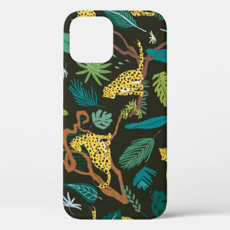 Leopards in Jungle: Vintage Wild iPhone 12 Case