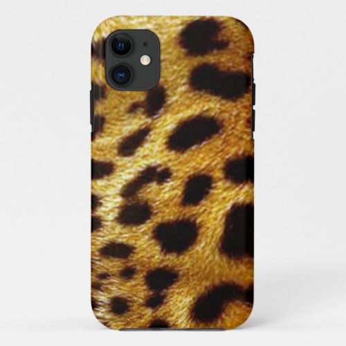 leopards skin print iPhone 11 case