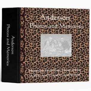 Leopared skin look Photo & Memory book Binder