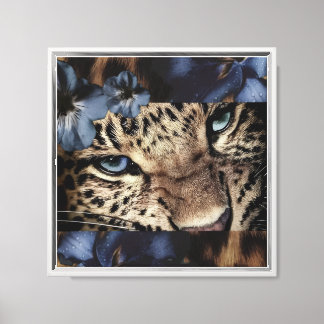 LEOPERD FACE CANVAS  PRINT