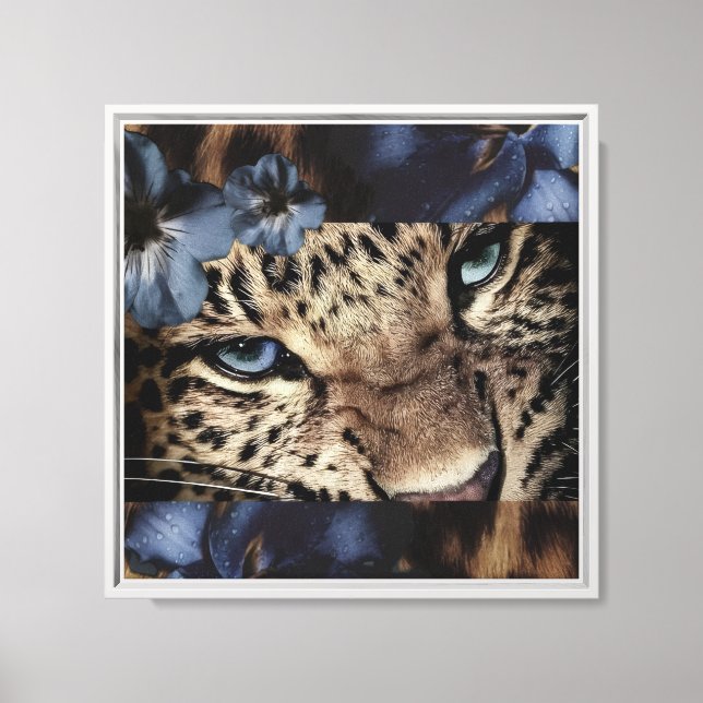 LEOPERD FACE CANVAS  PRINT (Front)