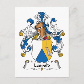 Leopold Family Crest Postcard