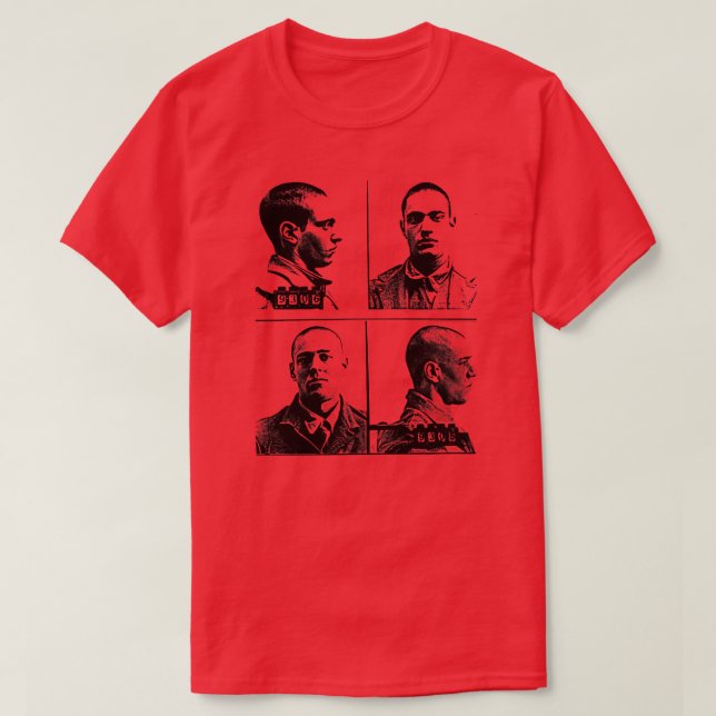 Leopold Loeb Mugshots T-Shirt (Design Front)