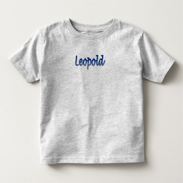 Leopold Toddler Fine Jersey T-Shirt (Front)